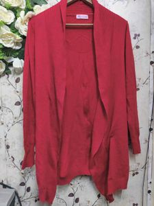 Women's Beautiful Warm Red Cardigan ❣️