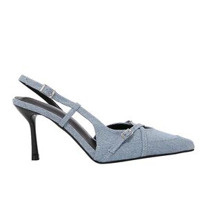 ZARA Denim Heels