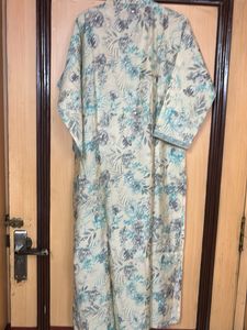 Floral Print Kurta Pant Set