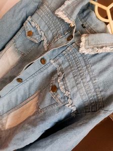 Distressed Denim Jacket