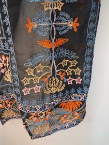 Elegant Embroidered kurti semistich material