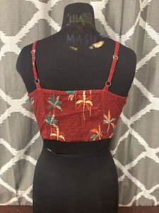 Patterned Crop Top
