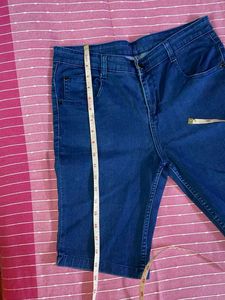 Denim Bermuda Shorts