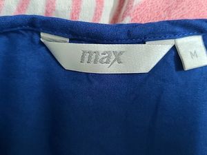 Dark Blue Indo Western Top