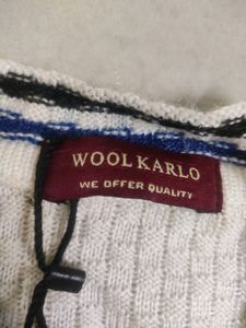 Crochet Cardigan - Blue &amp; White (Women's)