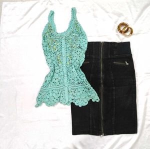 Crochet Lace Tank Top✨