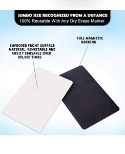GLUN®  Magnetic White Board Planner 8 Peice