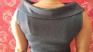 Blue Denim Gown