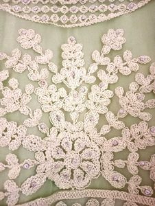 Mint Green Lace Anarkali Dress