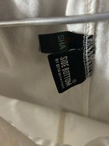 Ivory Velvet Leggings
