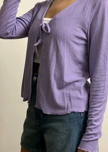 Tie Detail Shrug