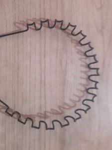 Black Metal Hair Comb