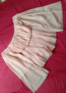 Pink Tulle Top