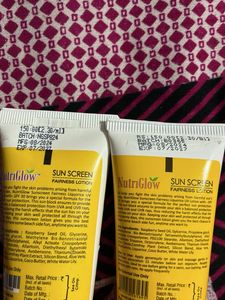 Nutriglow Sunscreen Pack Of 2