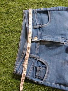 Blue Ripped Women Jeans
