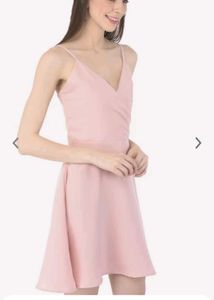 Midi Peach Colur Dress