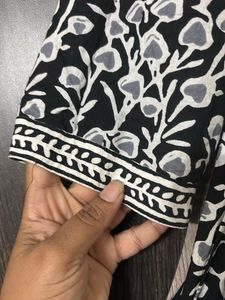 Black White Kurti