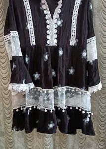 Sultry Black Net Top! ❤️