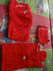 Karwachauth Special Red Gota Patti Suit