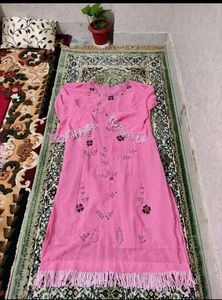 Full Work Kurti With Palazzo And Dupatta
