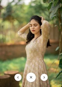 Patterned A-Line Dress