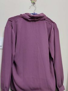 Elegant Mauve Blouse