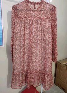 Floral Ruffle Mini Dress