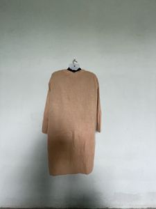Long Beige Cardigan