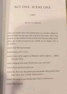 Harry Potter And The Cursed Child Friction Book