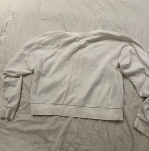 White Graphic Sweatshirt