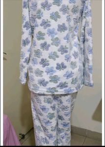 Cozy Cloud Print Pajama Set