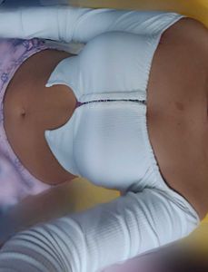 White Long Sleeve Crop Top