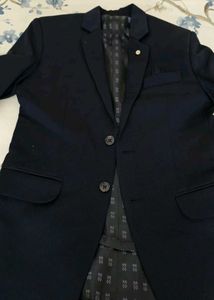 Navy Blue Blazer Kids Size34/85 Cm With Pant 28/70