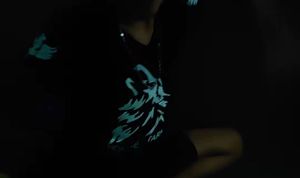 night glowing t shirt Thailand Rock Eagle Graphic