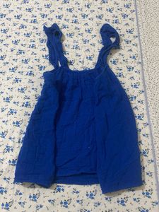 Blue Sleeveless Top