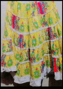 Floral Tiered Skirt