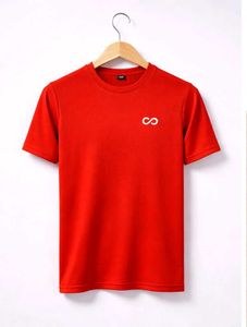 Red Casual T-Shirt
