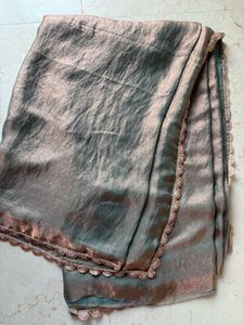 Dual shade Space Silk Saree