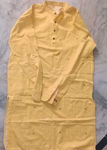 Men&#39;s Yellow Kurta