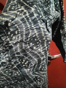 Elegant Black Printed Kurta