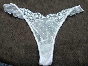 White Polka Dot Thong🔥 big size