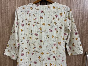 Floral Print Cotton Kurta ❤️❤️