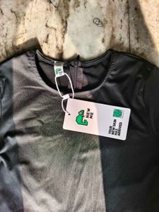 Black Fitted Jumpsuit from newme