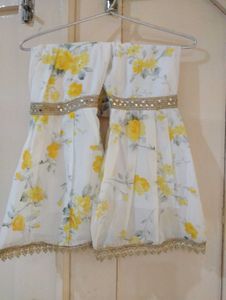 Floral Dress and Scarf Set
