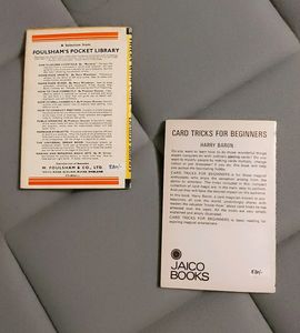 Card Tricks-  2 Vintage Books