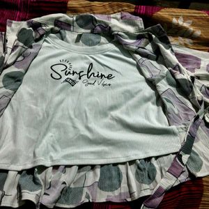 Patterned Nightsuit