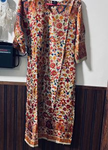 Floral Print Kurta