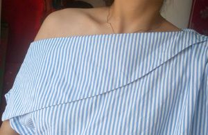 Striped Off-Shoulder Top