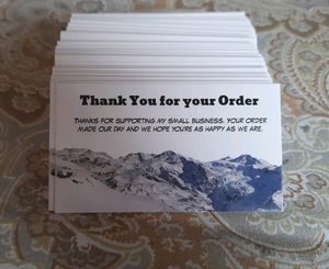 Thank You Cards For Small Businesses | 50 Pcs