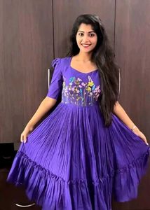 Mul Cotton Frock Totally New